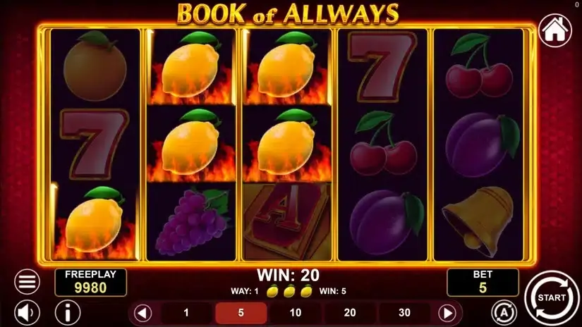 Book of All Ways slot screenshot 4