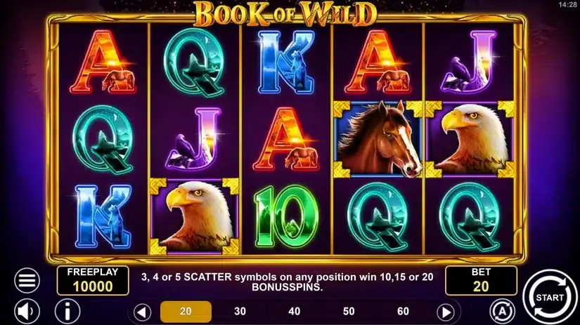 Book of Wild slot screenshot 