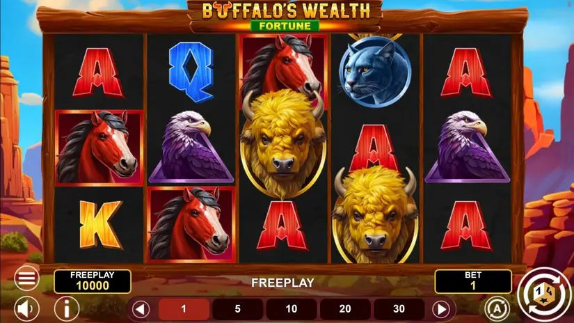 Buffalo’s Wealth Fortune slot screenshot 1