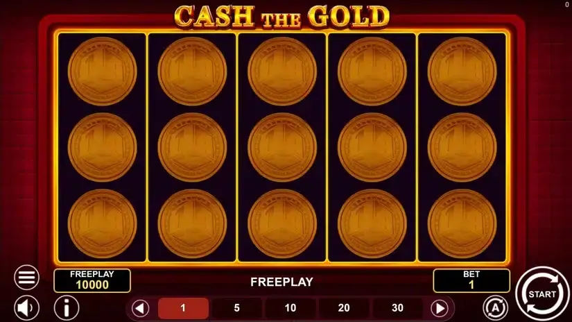 Cash the Gold slot screenshot 1