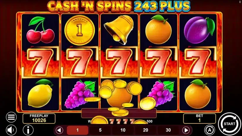 Cash’n Spins 243 Plus slot screenshot 2