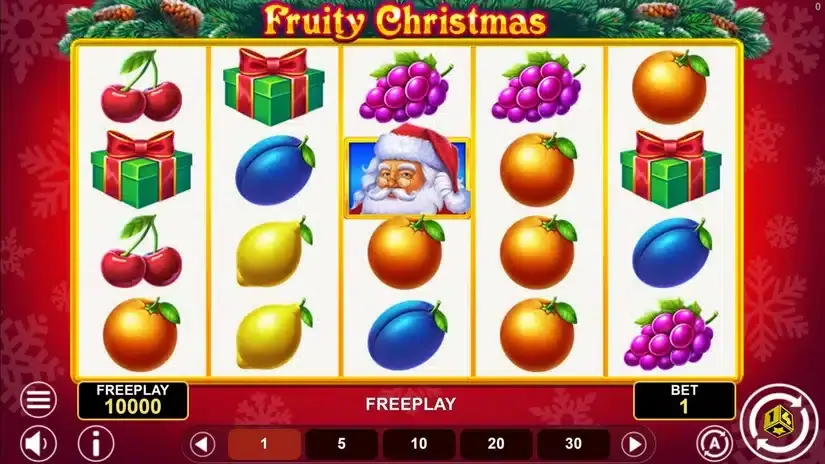 Fruity Christmas slot screenshot 1