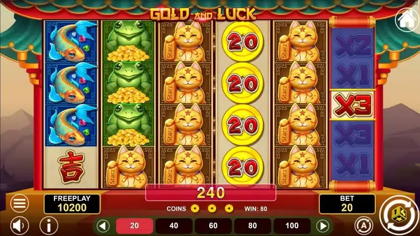 Gold And Luck slot screenshot 2