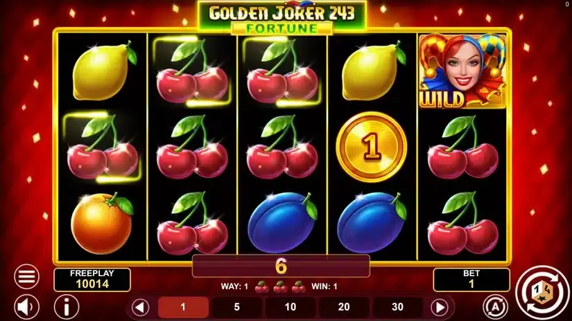 Golden Joker 243 Fortune slot screenshot 3