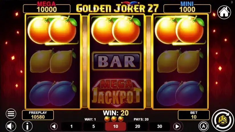 Golden Joker 27 slot screenshot 3