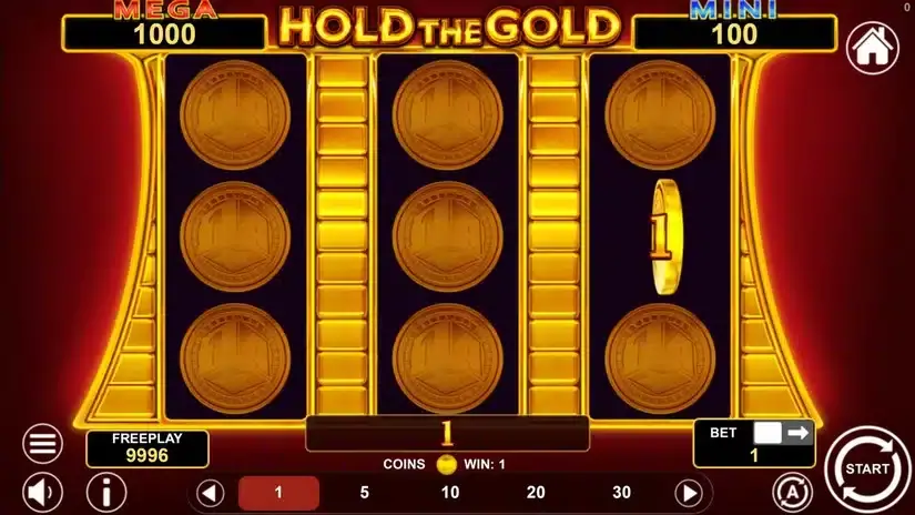 Hold The Gold slot screenshot