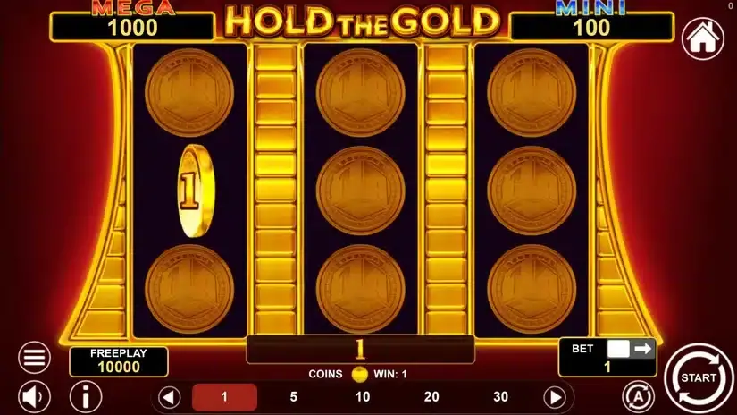 Hold The Gold slot screenshot 2
