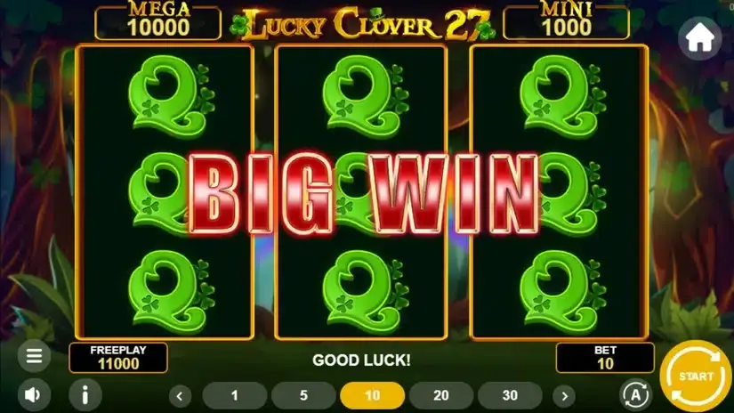 Lucky Clover 27 slot screenshot 4