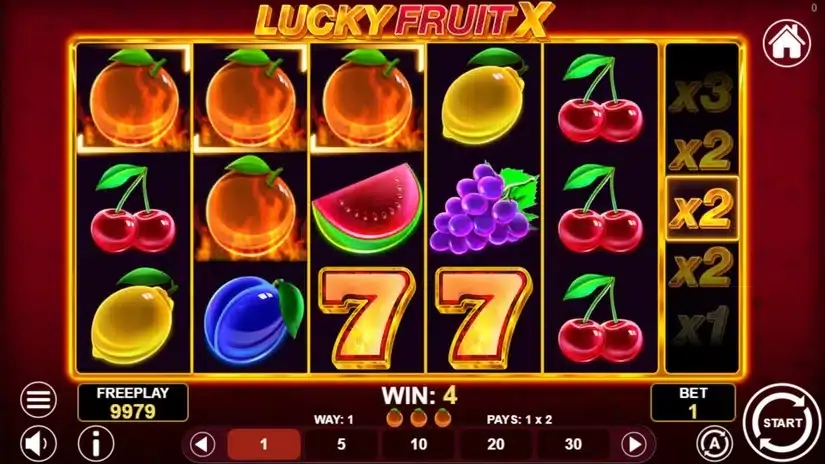Lucky Fruit X slot screenshot