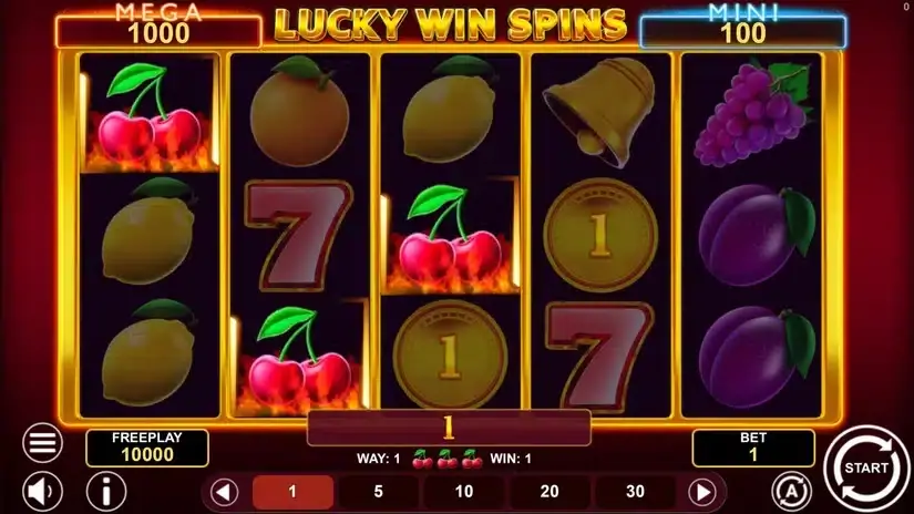 Lucky Win Spins slot screenshot 2