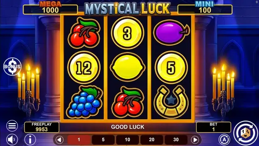Mystical Luck Hold And Win slot screenshot 4