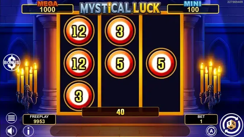 Mystical Luck Hold And Win slot screenshot 5