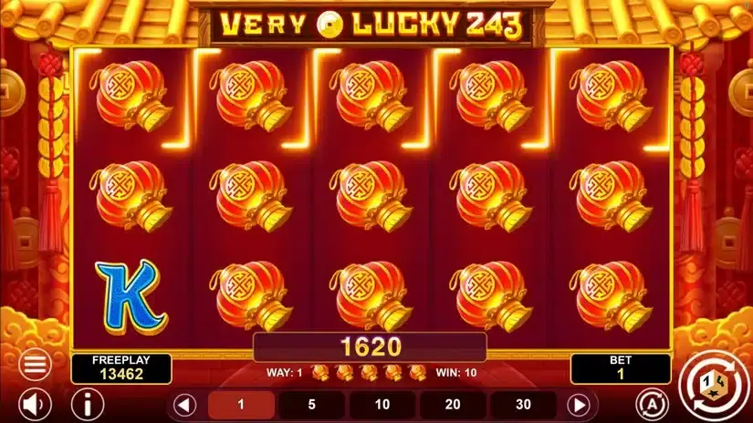 Very Lucky 243 slot screenshot 5