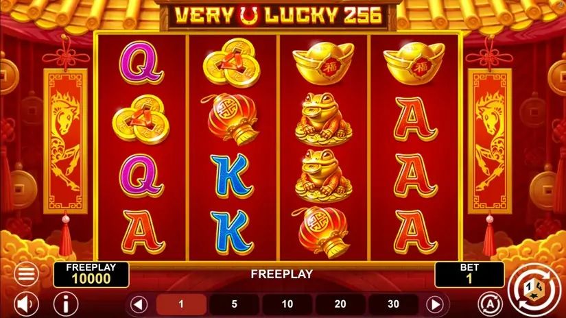 Very Lucky 256 slot screenshot 1