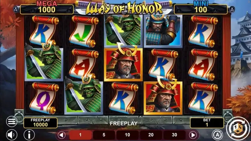 Way Of Honor Hold And Win slot screenshot 1