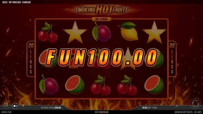 Smoking Hot Fruits 20 slot screenshot 3