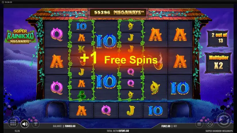 Super Rainbow Megaways slot screenshot 4