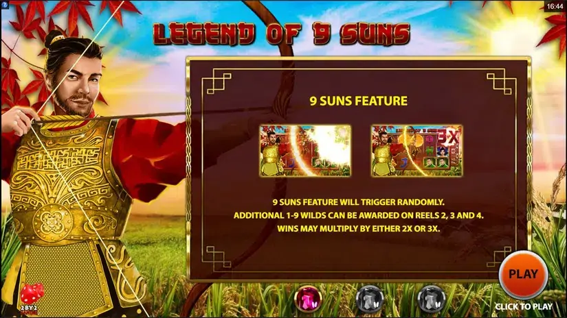 Legend of 9 Suns slot screenshot 1