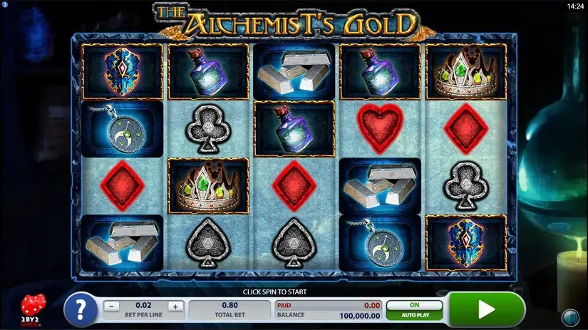The Alchemist’s Gold slot screenshot 1