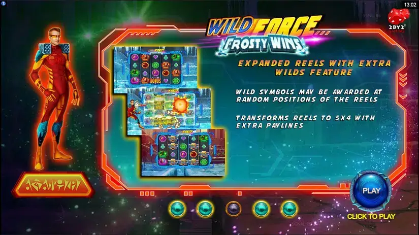 Wild Force Frosty Wins slot screenshot 1