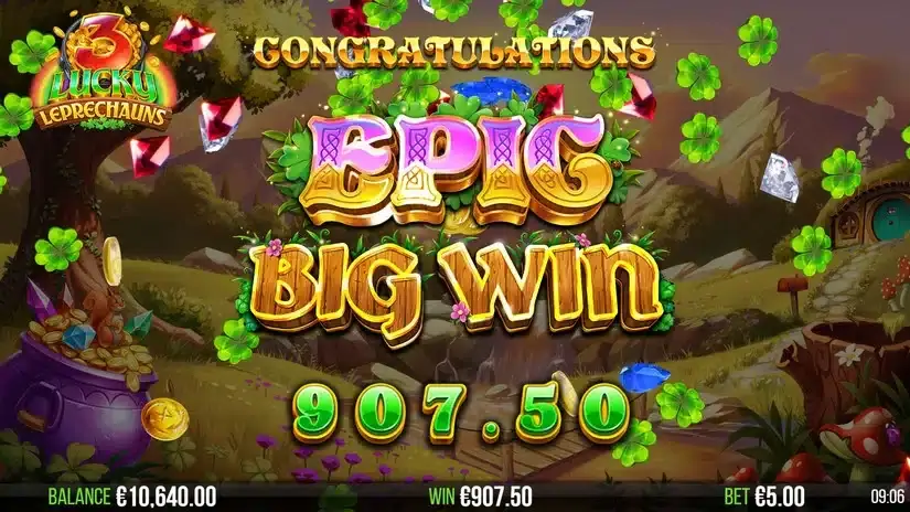 3 Lucky Leprechauns slot screenshot 6