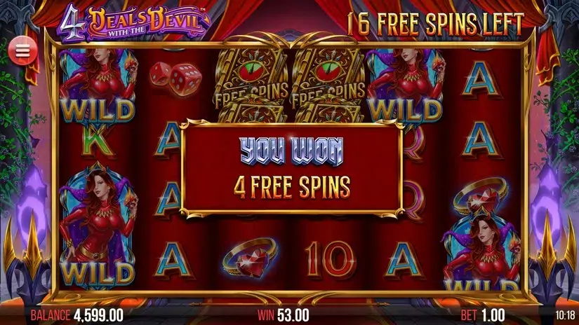 4 Deals With The Devil slot screenshot 5