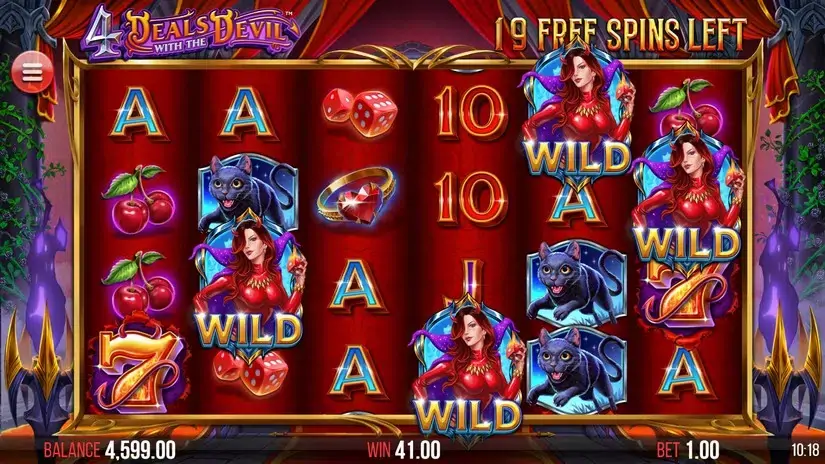 4 Deals With The Devil slot screenshot 4