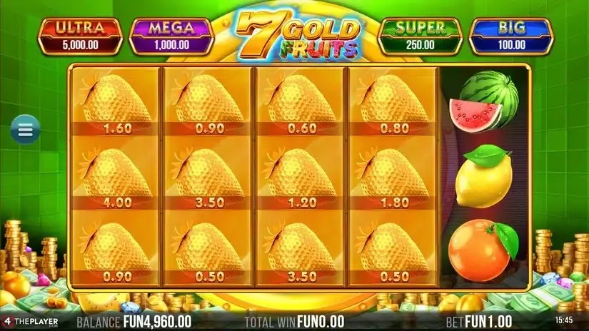 7 Gold Fruits slot screenshot 1