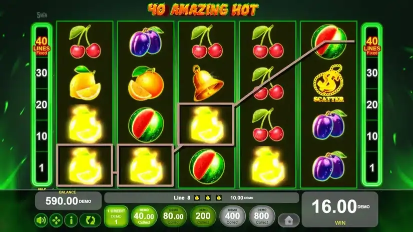 40 Amazing Hot slot screenshot 3