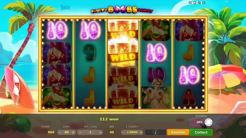 Fruity Boobs Party slot screenshot 1