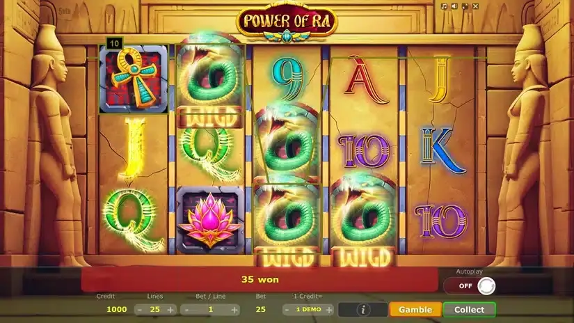 Power of Ra slot screenshot 5