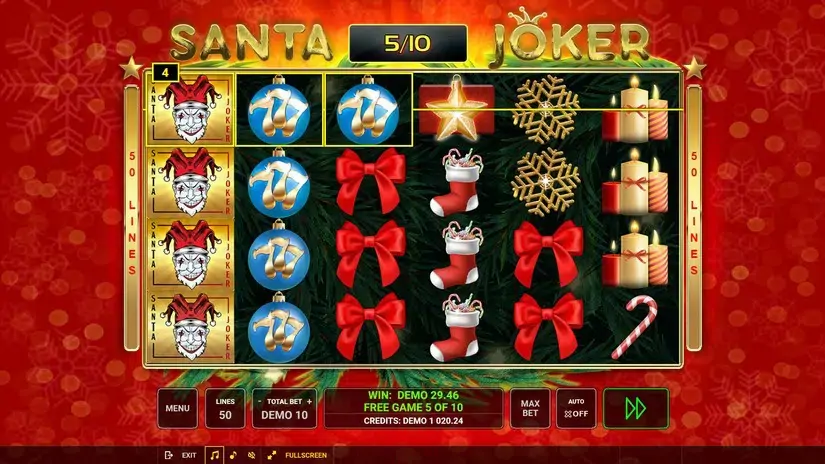 Santa Joker slot screenshot 6
