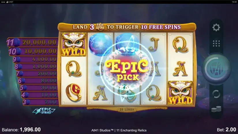 11 Enchanting Relics slot screenshot 4