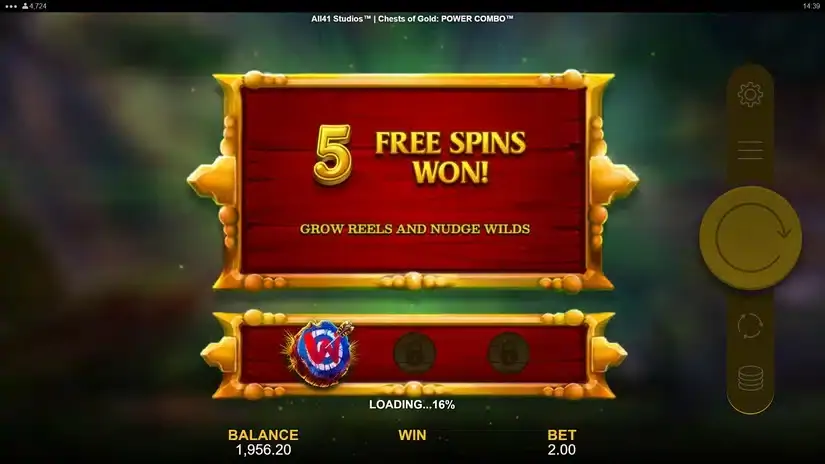 Chests of Gold Power Combo slot screenshot 2