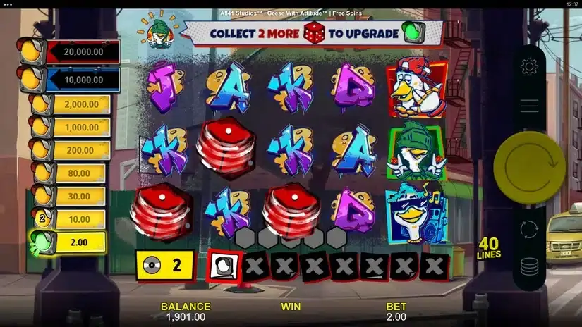 Geese With Attitude slot screenshot 4