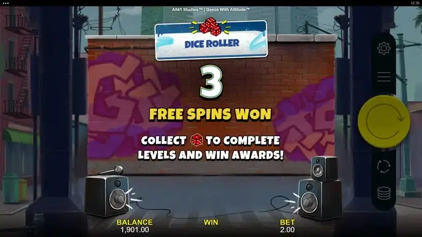 Geese With Attitude slot screenshot 3