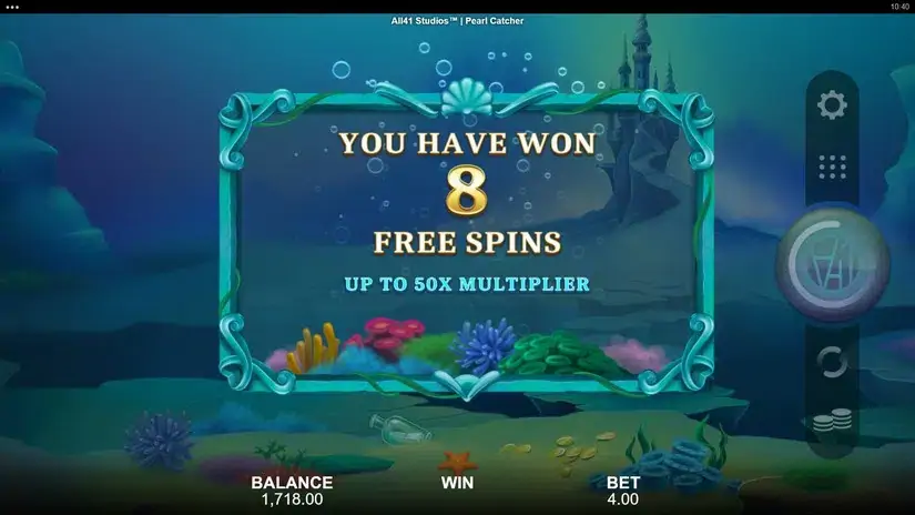 Pearl Catcher slot screenshot 3