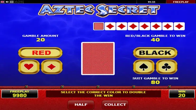Aztec Secret slot screenshot 2