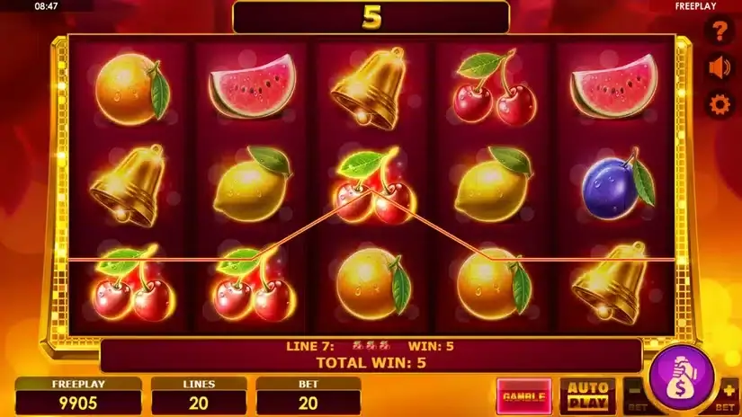 Book Of Fruits 20 slot screenshot 2