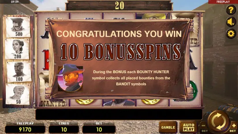 Bounty Bonanza slot screenshot 5