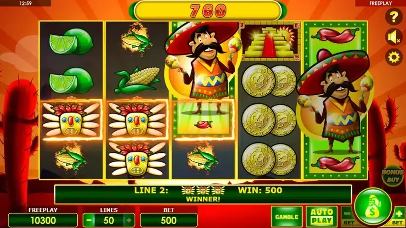 Chilli Willie slot screenshot 3