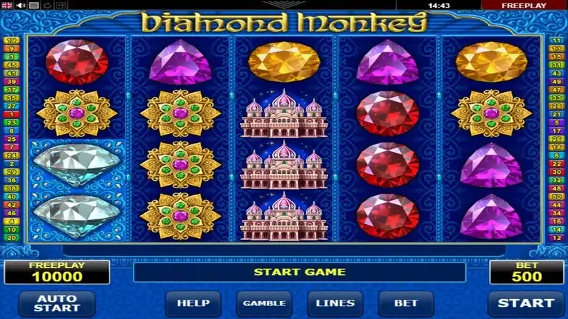 Diamond Monkey slot screenshot 