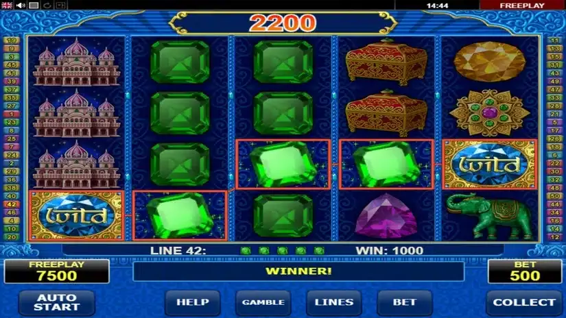 Diamond Monkey slot screenshot 