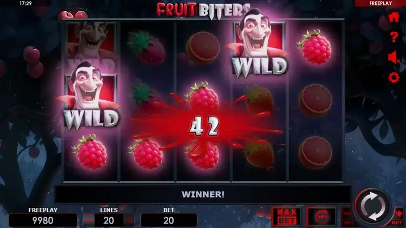 Fruit Biters slot screenshot 2