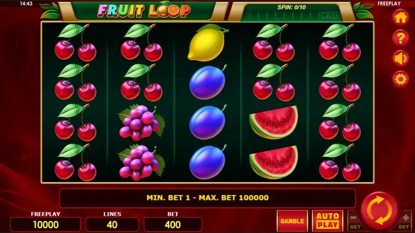 Fruit Loop slot screenshot 1