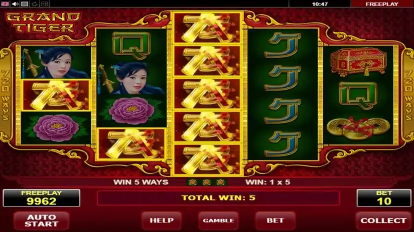 Grand Tiger slot screenshot 3