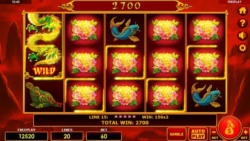 Grand Wild Dragon 20 slot screenshot 