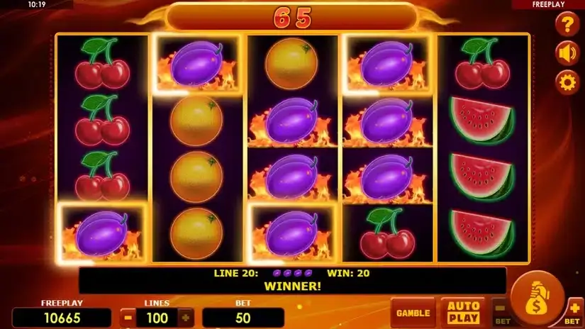 Hot fruits 100 slot screenshot 3
