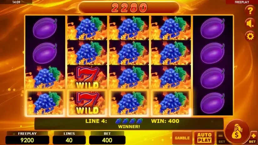 Hottest Fruits 40 slot screenshot 3