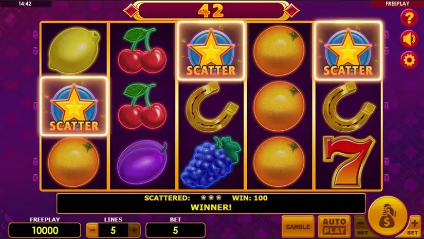 Lucky Joker 5 slot screenshot 2